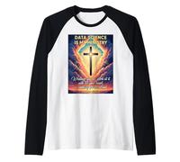 Christian Data Science is My Ministry Scientist Analyst God Raglan Baseball Tee