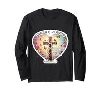 Christian Day Care Caregiver Childcare is My Ministry Bible Long Sleeve T-Shirt
