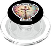 Christian Day Care Caregiver Childcare Is My Ministry Bible PopSockets PopGrip for MagSafe