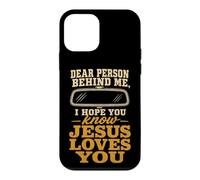 Christian Dear Person Behind Me Jesus Loves You Gift Case for iPhone 12 mini