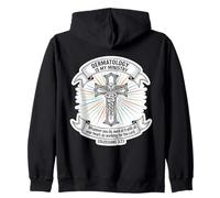 Christian Dermatologist Dermatology Is My Ministry Doctor Zip Hoodie