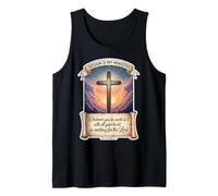 Christian Designer Design is My Ministry Jesus Christ Faith Tank Top
