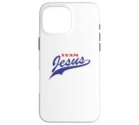 Christian Designs - Team Jesus Tee Men, Women, Kids Gift Case for iPhone 16 Pro Max
