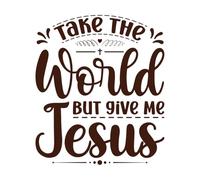 Christian Designs Vinyl Wall Decals 42x48.8cm Store Decoration Coffee