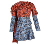 Christian Dior Preloved 2016 Printed Mini Dress In Multicolor Viscose Multi