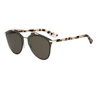 CHRISTIAN DIOR Women's DIORREFLECTED 70 DIORREFLECTED 70 PRE Rectangular Sunglasses 52, Grey Havana/Brown