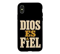 Christian Dios Es Fiel Fe Cristiana Faith Gift Case for iPhone X/XS