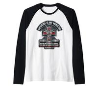 Christian Doctor Medicine is My Ministry Bible Verse Medical Raglan Baseball Tee