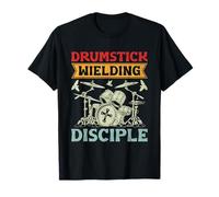 Christian Drummer Drumming Jesus Christ Music Drum Player T-Shirt