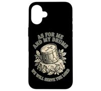 Christian Drummer Me And My Drums We Will Serve The Lord Case for iPhone 16 Plus