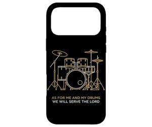 Christian Drummer Me And My Drums We Will Serve The Lord Case for iPhone 17 Pro Max