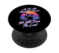 Christian Drummer Me And My Drums We Will Serve The Lord PopSockets Adhesive PopGrip