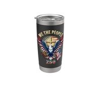 Christian Eagle America 250 Years One Nation Under God Gift Stainless Steel Insulated Tumbler
