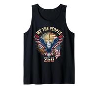Christian Eagle America 250 Years One Nation Under God Gift Tank Top