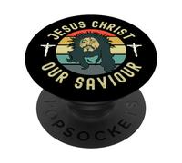 Christian Easter Jesus Christ Our Saviour Worship Students PopSockets Adhesive PopGrip