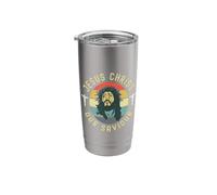 Christian Easter Jesus Christ Our Saviour Worship Students Stainless Steel Insulated Tumbler