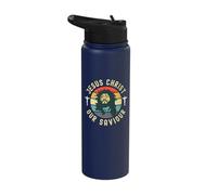 Christian Easter Jesus Christ Our Saviour Worship Students Stainless Steel Insulated Water Bottle