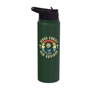 Christian Easter Jesus Christ Our Saviour Worship Students Stainless Steel Insulated Water Bottle