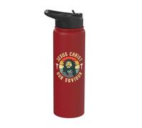 Christian Easter Jesus Christ Our Saviour Worship Students Stainless Steel Insulated Water Bottle