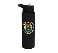 Christian Easter Jesus Christ Our Saviour Worship Students Stainless Steel Insulated Water Bottle
