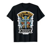 Christian Electrician Electric Work is My Ministry Bible God Value Graphic T-Shirt