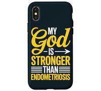 Christian Endometriosis Warrior Endo Awareness Case for iPhone X/XS