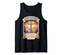 Christian Engineer Engineering is My Ministry Jesus Christ Tank Top