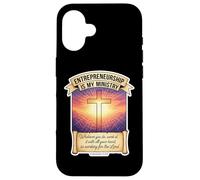 Christian Entrepreneur Entrepreneurship Is My Ministry Jesus Case for iPhone 16