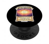 Christian Entrepreneur Entrepreneurship Is My Ministry Jesus PopSockets Adhesive PopGrip