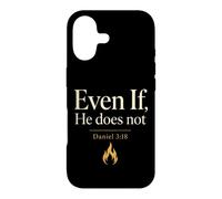 Christian Even If He Does Not Bible Verse Gift Case for iPhone 17