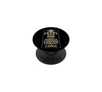 Christian Every Knee Shall Bow Christ Is Lord Gift PopSockets Adhesive PopGrip