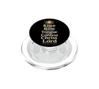 Christian Every Knee Shall Bow Christ Is Lord Gift PopSockets PopGrip for MagSafe