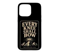 Christian Every Knee Shall Bow Philippians Gift Case for iPhone 15 Pro Max
