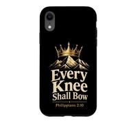 Christian Every Knee Shall Bow Philippians Gift Case for iPhone XR