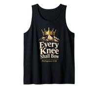 Christian Every Knee Shall Bow Philippians Gift Tank Top