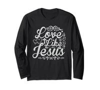 Christian Faith and Love, Harmony and Spiritual Connection Long Sleeve T-Shirt