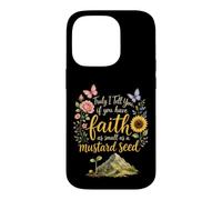 Christian Faith As Small As A Mustard Seed Matthew 17:20 Case for iPhone 14 Pro