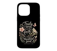 Christian Faith As Small As A Mustard Seed Matthew 17:20 Case for iPhone 14 Pro Max