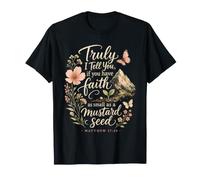 Christian Faith As Small As A Mustard Seed Matthew 17:20 T-Shirt