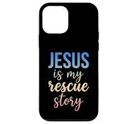 Christian Faith Bible Jesus Is My Rescue Story Case for iPhone 12 mini