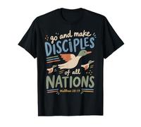 Christian Faith Bible Verse Duck Mission Humor Value Graphic T-Shirt