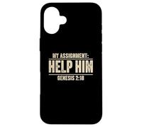 Christian Faith Bible Verse Marriage Scripture Believer Case for iPhone 16 Plus