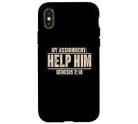 Christian Faith Bible Verse Marriage Scripture Believer Case for iPhone X/XS