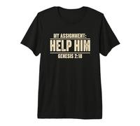 Christian Faith Bible Verse Marriage Scripture Believer Premium T-Shirt