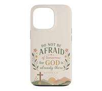 Christian Faith Bible Verse Matthew God Believer Cross Case for iPhone 13 Pro