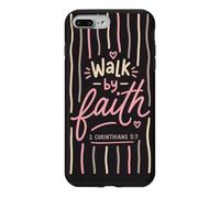 Christian Faith Bible Verse Walk by Faith 2 Corinthians Case for iPhone 7 Plus/8 Plus