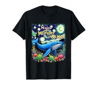 Christian Faith Camp Waves Of Wonder VBS 2025 Ocean T-Shirt