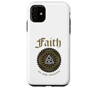 Christian Faith Can Move Mountains Celtic Knot Symbol Case for iPhone 11