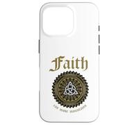 Christian Faith Can Move Mountains Celtic Knot Symbol Case for iPhone 16 Pro