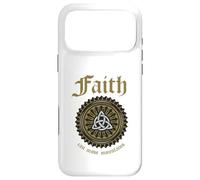 Christian Faith Can Move Mountains Celtic Knot Symbol Case for iPhone 17 Pro Max